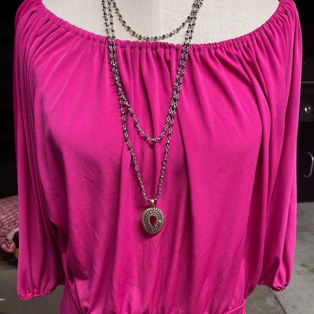 Pink 💖 Off Shoulder Blouse